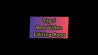 Best video editing apps #shorts #short