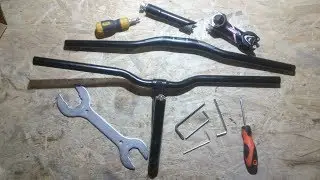Replacing the handlebars and stem on a bicycle with a threaded fork