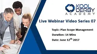 Kool Derby PMP / CAPM Webinar Series 07: How to pass PMP on the first try!