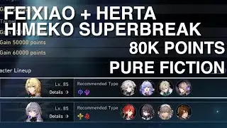 Feixiao + Herta, Himeko Superbreak Pure Fiction 4 | F2P