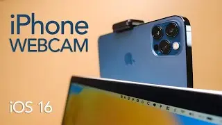 iPhone As Webcam In iOS 16 (Desk View and 2-Camera Setup)