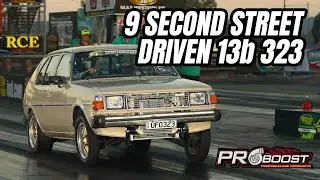 9 SECOND PRO BOOST POWERED STREET DRIVEN 13B MAZDA 323