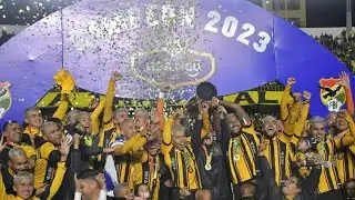 THE STRONGEST campeón festejo con los jugadores // desde la curva Sur //2023