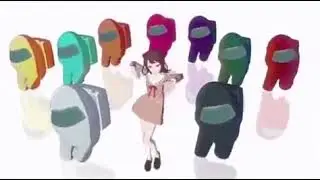 mona china bailando ft amongus