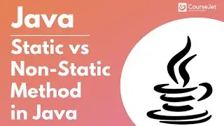 Static Vs Non-Static Method in Java | Learn Coding | Java Tutorial for Beginners