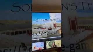 3-D #Bible games cool illustration of #Solomon’s temple. Awesome computer game for kids