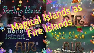 Magical Islands as Fire Islands