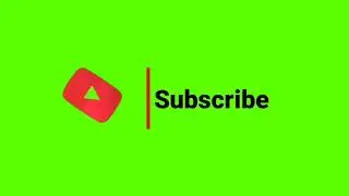 like an subscribe button green screen // green screen gen