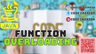 Amazing Concept Of Function Overloading | #codecreatorskr #video #javaprogramming