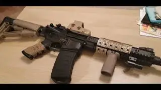 Crosman Dpms sbr,ещё немного мелких внешних апгрейдов