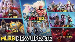 YIN NEW LIMITED SKIN | NEXT COLLECTOR SKIN | JULY - AUGUST STARLIGHT - Mobile Legends 