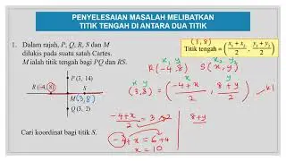 KOORDINAT Penyelesaian masalah melibatkan titik tengah