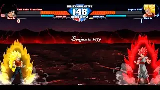 Evil (Corrupt) Goku vs SSJ3 GT Vegeta M.U.G.E.N