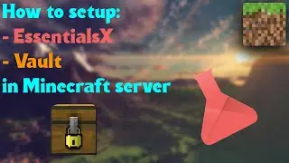 Minecraft Tutorial | How to install EssentialsX & Vault plguins on  Server