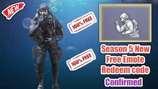 How To Get Free Emote in codm | New Emote Redeem code codm June 2021 |Season 5 Free Emote codm 2021
