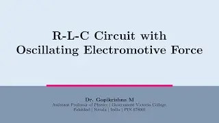 05-RLC Circuit with Sinusoidal EMF