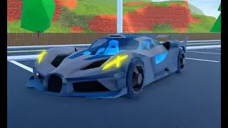 Roblox Jailbreak Beignet (Bugatti Bolide) speed test - 269 mph