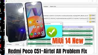 POCO C51-Airtel MiUi 14 Flash File | All Error Fix | #pococ51airtelflashfile #pococ51autofastbootfix