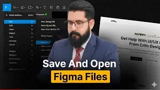 Save And Open Figma Files | How To Export In Figma | Local Save In Figma
