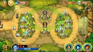 Castle TD 5-3 HARD, 3 STARS!! Walkthrough