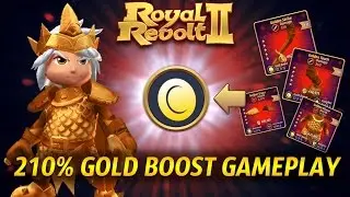 Royal Revolt 2 - 210% Gold Boost Gameplay!
