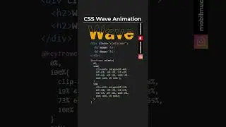 CSS Wave Animation 