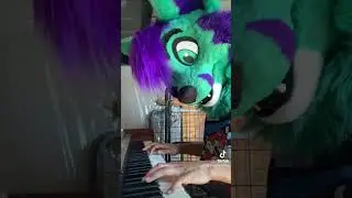 Oceans #piano #fursuit #fyp