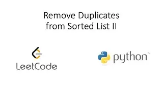 Leetcode - Remove Duplicates from Sorted List II (Python)