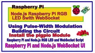Node js Raspberry Pi RGB LED with WebSocket