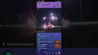 MISSMOONBEAM BIGO LIVE TALENT HOOLAHOOP FIRE TWIRLING AND KONRAD ON GUITAR AND SINGING