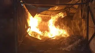 Пожар в Электростали.