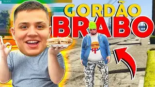 VIREI UM GORDÃO e  IRRITEI GERAL no GTA RP 😂 (PAULINHO o LOKO)