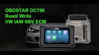 OBDSTASR DC706 Read/ Write VW IAW 9GV ECM on Bench - Cardiagtool