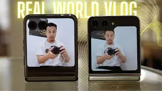 Samsung Flip 5 Real World Vlog + Comparison vs Motorola Razr+