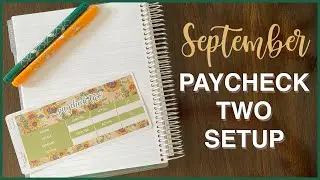 September Paycheck Two Budget