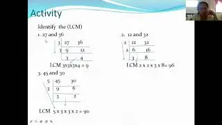 GCF and LCM