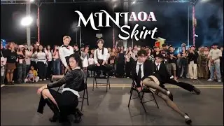 [K-POP IN PUBLIC] - LA FVSION AOA - MINISKIRT (짧은 치마) / at Chatamuk Walkstreet, CAMBODIA 🇰🇭 