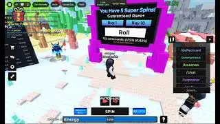 using 8 super spins in admin rng