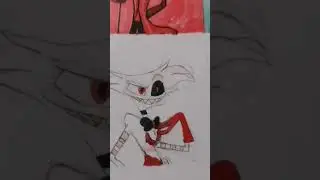 Энджел даст из отеля хазбин. #рисование #hazbinhotel #энджелдаст
