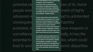 ChatGPT 4.0 - Asking If AI Will Destroy The Earth