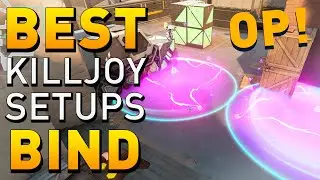 VALORANT - NEW BEST Killjoy Turret/Nanoswarm Spots & Setups for BIND
