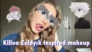 Hunter x Hunter makeup ~ Killua Zoldyck Inspired!