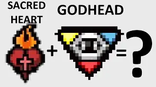 The Binding Of Isaac: Rebirth - SACRED HEART + GODHEAD - CHEATED COMBOS Ep. 1