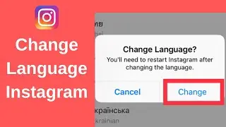 How To Change Language In Instagram New Update