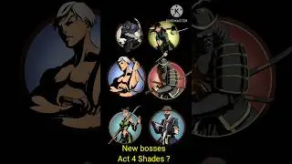 Shadow Fight Shades Act 4 All Bosses  #shadowfightshades #shorts