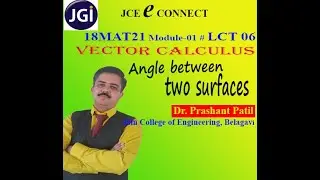 Angle between surfaces using Gradient | Vector Calculus
