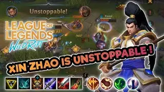 XIN ZHAO IS UNSTOPPABLE ! | XIN ZHAO JUNGLE GAMEPLAY | WILD RIFT