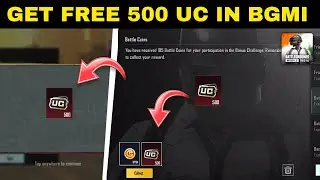 😱Get Free 500 Uc In Bgmi | Bgmi Me Free Uc Kaise Len | Free Uc Trick In Bgmi
