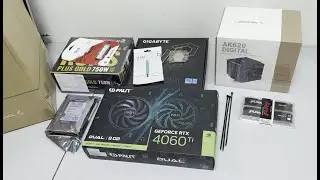 Сборка компьютера из комплектующих с Kaspi магазина. Intel core i5 13400F.