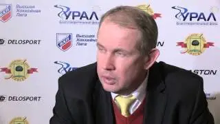 ХК Липецк - Ермак 3:4 ОТ Пресс-конференция